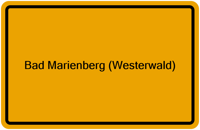 Handelsregisterauszug Bad Marienberg (Westerwald)